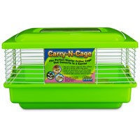 WARE Green Carry-N-Cage Small Animal Habitat, 11 L X 9 W X 7 H