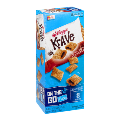 Kellogg's On the Go Fun! Krave Pouches - 8 CT