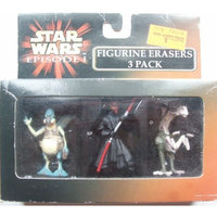 Star Wars Ep 1 Figurine Erasers 3 Pack with Watto, Darth Maul & Sebulba