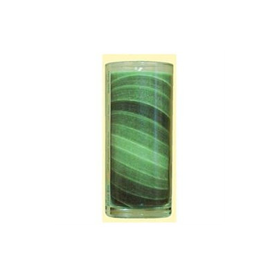 Aloha Bay Candle, Gem Tone Unscented Jar, Green 11 oz