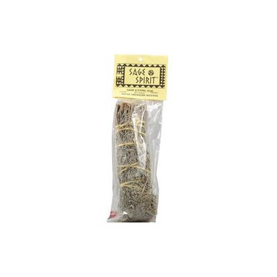 Sage Spirit Incense Sage Spirit 7 Inchs Smudge Wand Incense (Sage and Copal) - 1 Unit
