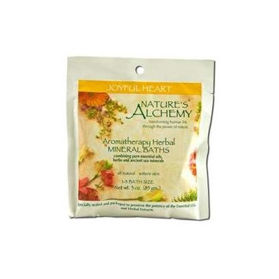 tures Alchemy Nature's Alchemy Aromatherapy Herbal Mineral Baths Joyful Heart - 3 oz