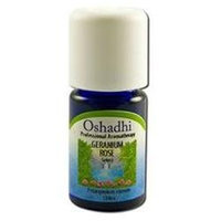 Oshadhi - Professional Aromatherapy Rose Geranium Organic Essential Oil - 5 ml.
