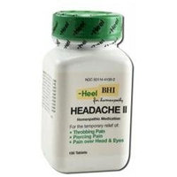 Heel BHI Headache II Homeopathic Medication - 100 Tablets