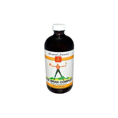 Bernard Jensen Products Rice Bran Complex - 16 Fluid Ounces Liquid - Other Supplements