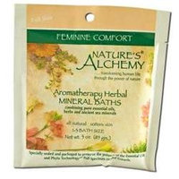 tures Alchemy Nature's Alchemy Aromatherapy Herbal Mineral Baths Feminine Comfort - 3 oz