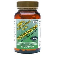 Only Natural Pregnenolone - 25 mg - 50 Capsules