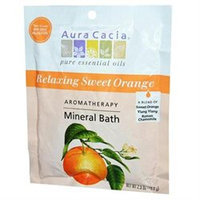 Aura Cacia Aromatherapy Mineral Bath Relaxing Sweet Orange - 2.5 oz