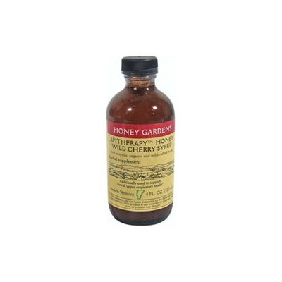 Cough Syrup Apitherapy Cherry 4 Oz by Honey Gardens Apiaries