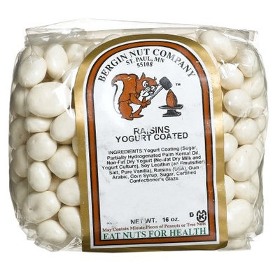 Bergin Nut Company Yogurt Raisins, 16-Ounce Bags (Pack of 3)