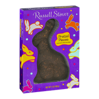 Russell Stover Pretzel Pieces Milk Chocolate Rabbit