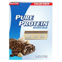 Pure Protein Double Chocolate Vanilla Crunch Baked Bar - 6 Count (1.