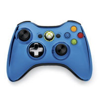Microsoft Xbox 360 Controller - Blue Chrome (Xbox 360)