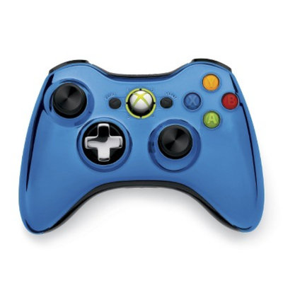 Microsoft Xbox 360 Controller - Blue Chrome (Xbox 360)