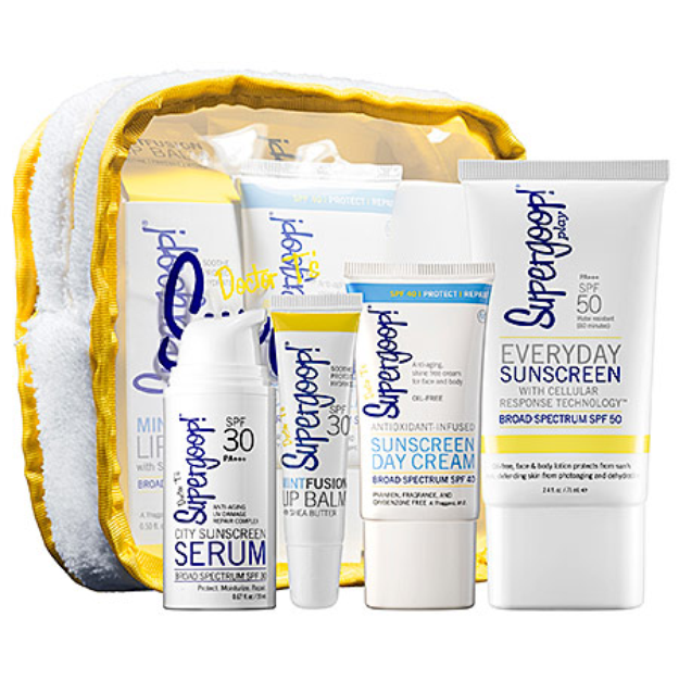 Supergoop! City And Sand Sunscreen Travel Tote