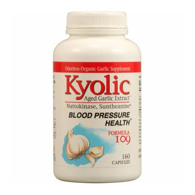 Kyolic Aged Garlic Extract Blood Pressure Health Formula 109 160 Capsules