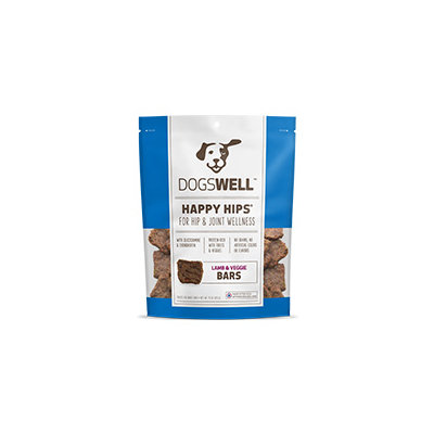 Dogswell Happy Hips Lamb & Veggies Jerky Bars Dog Treats