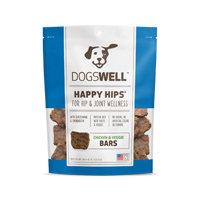 Dogswell Happy Hips Chicken & Veggies Jerky Bars Dog Treats