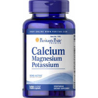 Puritan's Pride Calcium Magnesium Potassium-100 Caplets