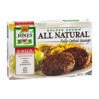 Jones Golden Brown All Natural Fully Cooked Sausage Mild - 6 CT