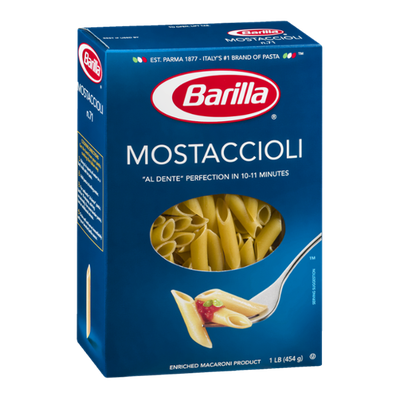Barilla Pasta Mostaccioli
