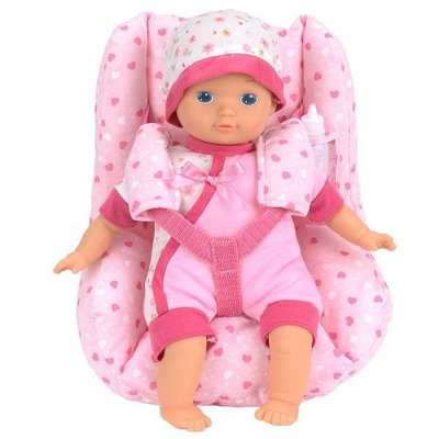 Rj Quality Products You & Me 12-inch Doll and Car Seat Set