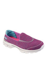 Skechers GOwalk 3 Force Women's Slip-On Walking Shoes, Size: 8, Grey