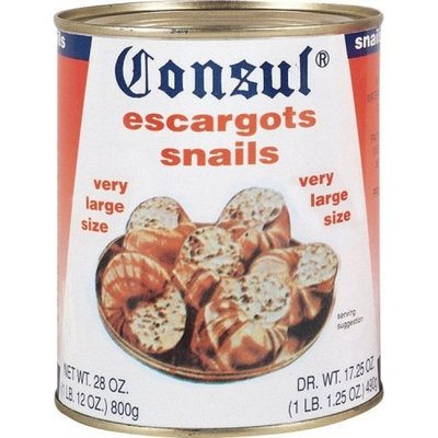 Roland Consul Very Large Escargot Snails, 28-Ounce Cans (Pack of 2)