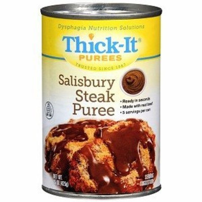 Thick-It Puree: Salisbury Steak, Size:(1 case: 12 x 15 oz. cans)