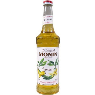 Monin Flavored Syrup, Banana, 33.8-Ounce Plastic Bottle (1 liter)