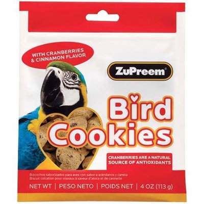 Zupreem Large Bird Cookies - Cranberries and Cinnamon Flavor - 4 oz.