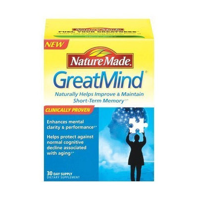 Nature Made GreatMind, 30-Day Supply
