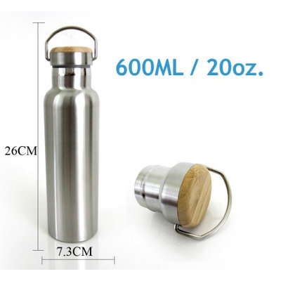 American Pumpkins Pumpkin Stainless Steel Bamboo 16-Ounce /450ml Travel Tumbler, Eco-friendly