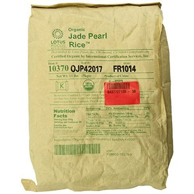 Lotus Foods Organic Jade Pearl Rice, 11-Pound Bag