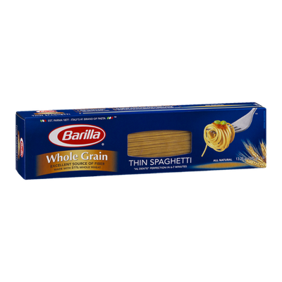 Barilla Pasta Whole Grain Thin Spaghetti