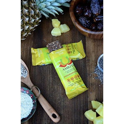 Amrita Health Foods Endurance Bar Pineapple Chia 1.8 oz - Vegan