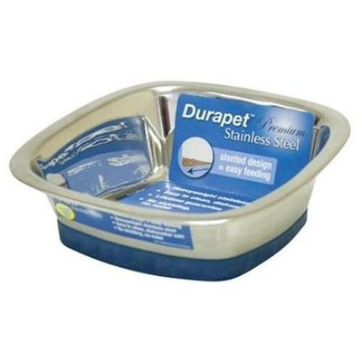 DuraPet Square Dog Bowl, Large (1.5 quarts), Dog, Bowl / Dish, Single, Traditional, Medium, Large