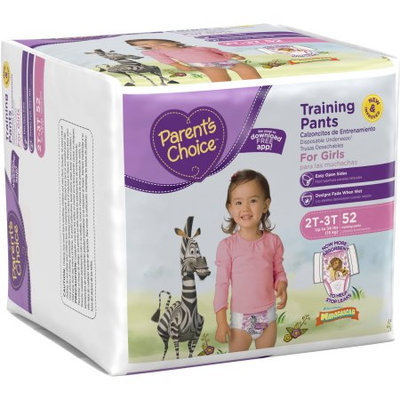 Parents Choice Parent's Choice Training Pants for Girls, Big Pack (Choose Your Size)