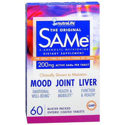 NutraLife SAMe 200 mg Dietary Supplement Tablets