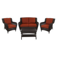 Threshold Threshold Madaga 4-Piece Wicker Patio Conversation