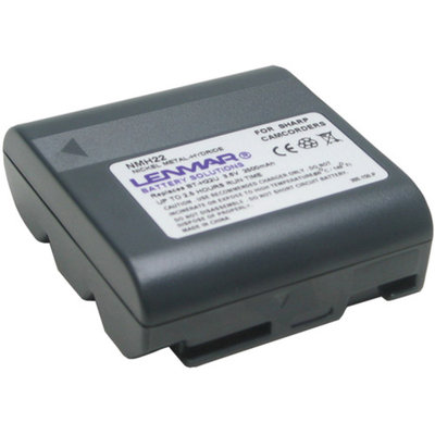 Lenmar Replacement Battery for Sharp Camcorders - Black (NMH22)