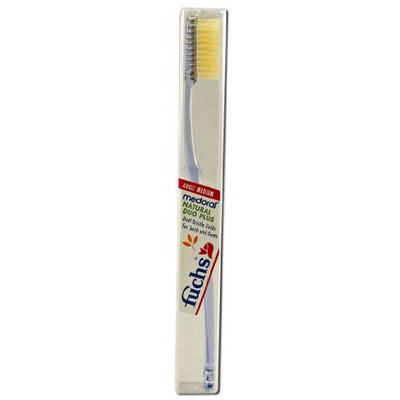 Fuchs Adult Medium Medoral Natural Duo Plus Toothbrush