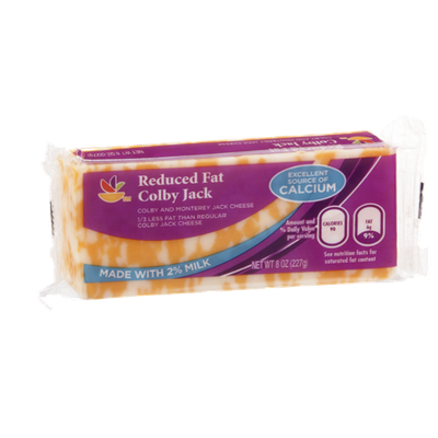 Ahold Cheese Colby Jack 2% Reduced Fat