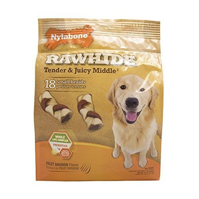 Nylabone Toro Braid Dog Treats - Filet Mignon Flavor