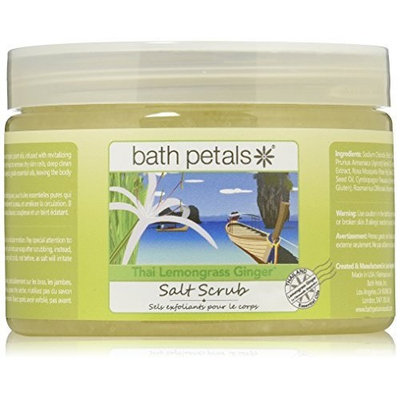 Bath Petals Salt Scrub, Thai Lemongrass Ginger, 20 Ounce
