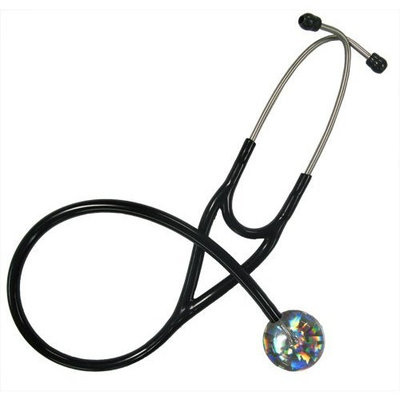 Ultrascope Adult Stethoscope with Black Tubing, Hologram