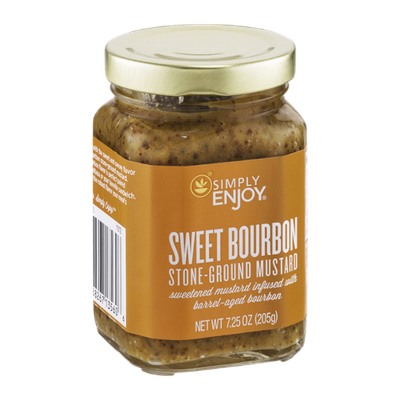 Simply Enjoy Sweet Bourbon Stone-Ground Mustard