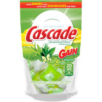 Cascade ActionPacs Dishwasher Detergent with the Scent of Gain