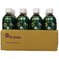 Ito En Tea Beverage, Unsweetened Oi Ocha Dark Green, 16.9 Ounce (Pack of 12)