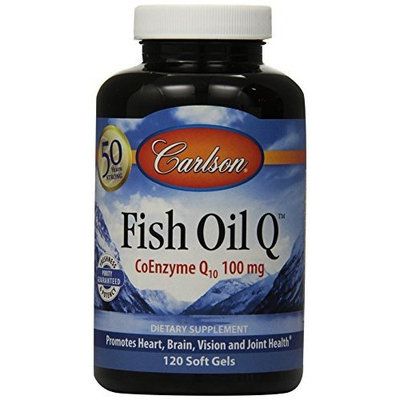Carlson Laboratories Carlson Labs Fish Oil Q, 100mg, 120 Softgels